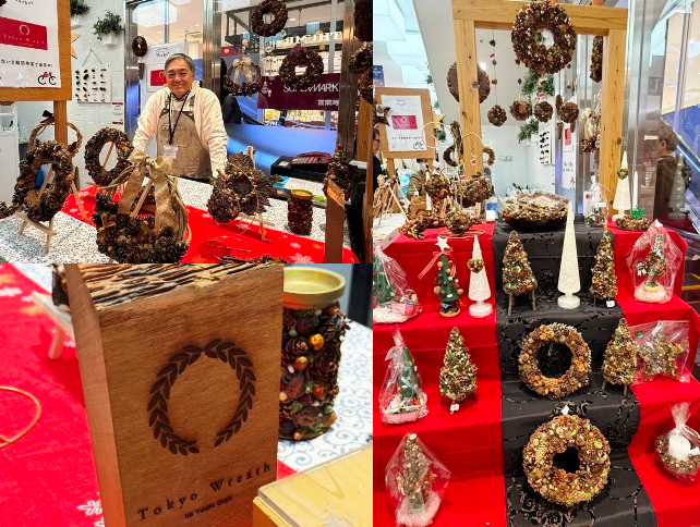 トリエ京王調布｜TokyoWreath 伊藤よういちクラフト リース作家 リース職人 クリスマスリース