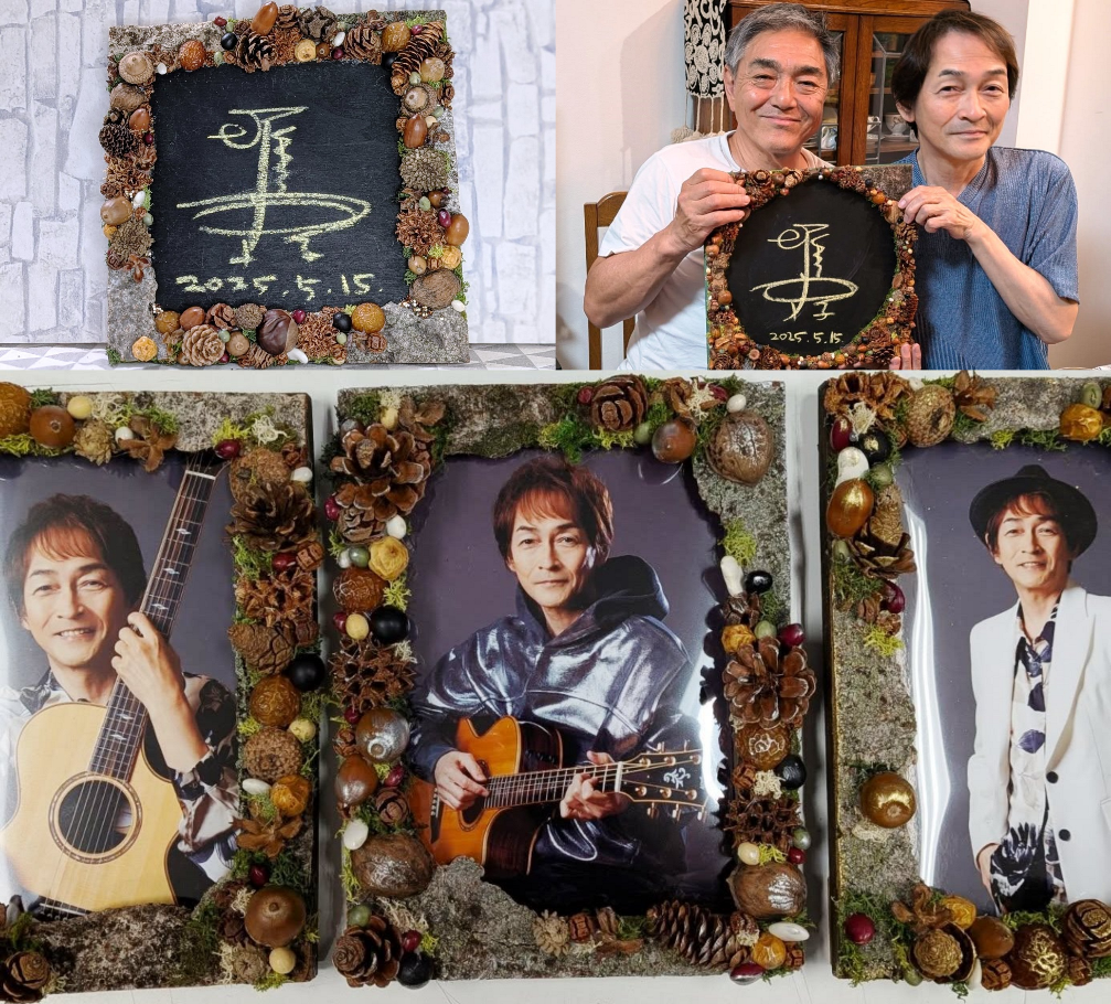 堀江淳45周年限定商品｜TokyoWreath 伊藤よういちクラフト 額縁 サインボード